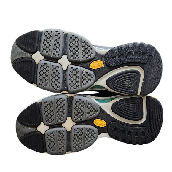 Abeo Symbol Black/Blue Mesh Lace Up Walking Shoes Sneaker Size 5M - Picture 4 of 7